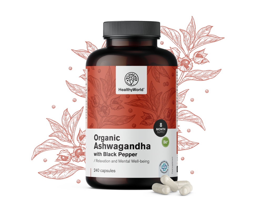 BIO Ashwagandha s čiernym korením