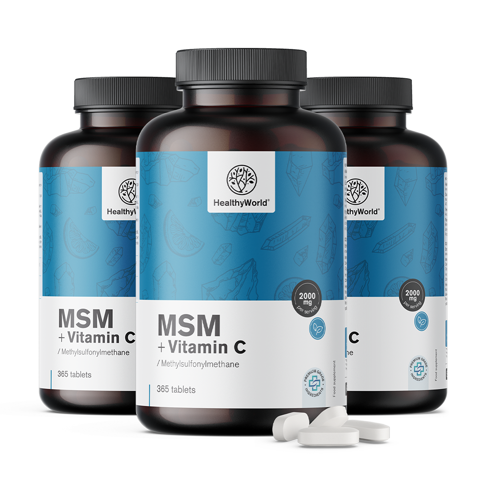 MSM 2000 mg – z vitaminom C