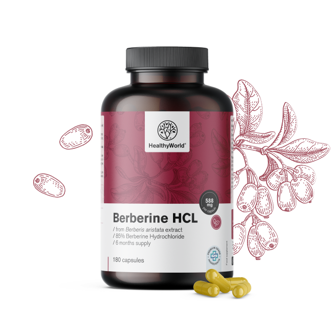 Berberina HCL 500 mg