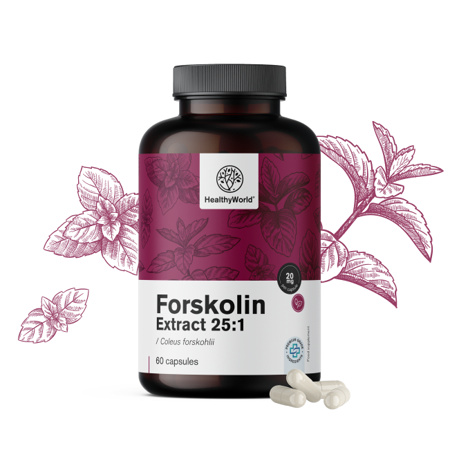 Forskolina – dall'estratto di ortica indiana 20 mg