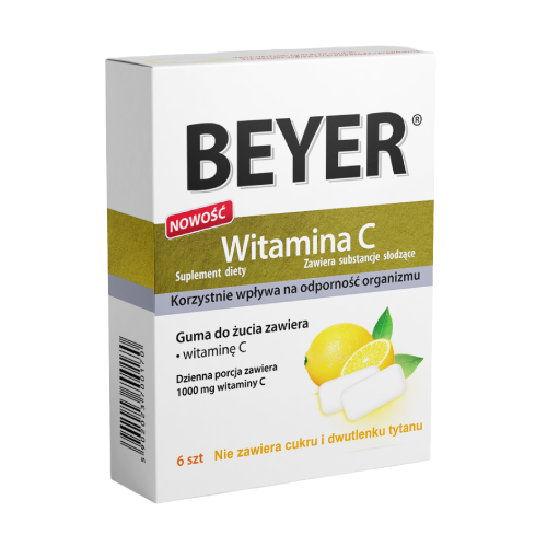 Vitamina C 1000 mg - gomme da masticare, 6 gomme da masticare