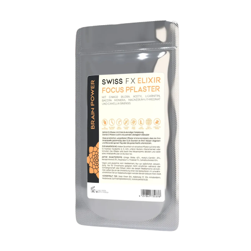 Focus – cerotti con ginkgo e brahmi, 3 cerotti