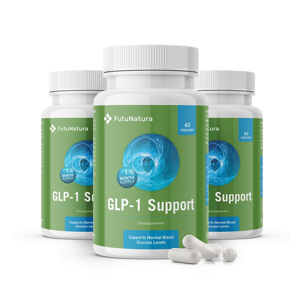 GLP-1 Support – kompleks rastlinskih izvlečkov s kromom