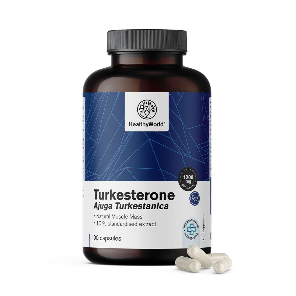 Turkesterone 1200 mg in capsule