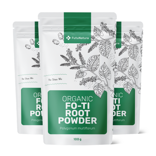 3x BIO Fo-Ti (He Shou Wu) – in polvere, totale 300 g