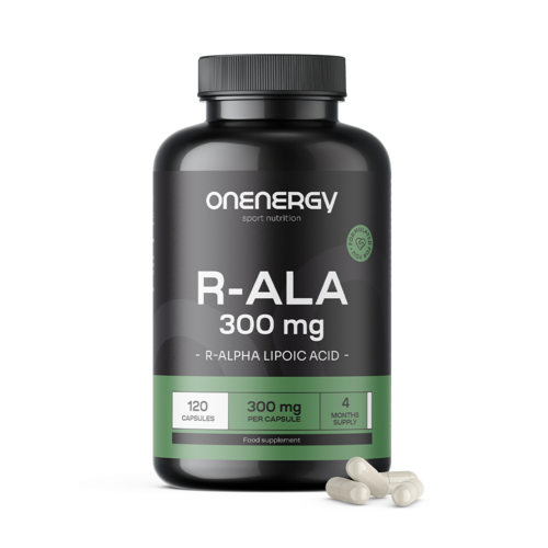 R-ALA – Acido R-alfa lipoico 300 mg, 120 capsule