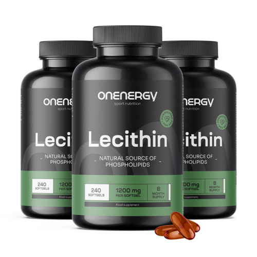 3x Lecitina 1200 mg, totale 720 capsule molli