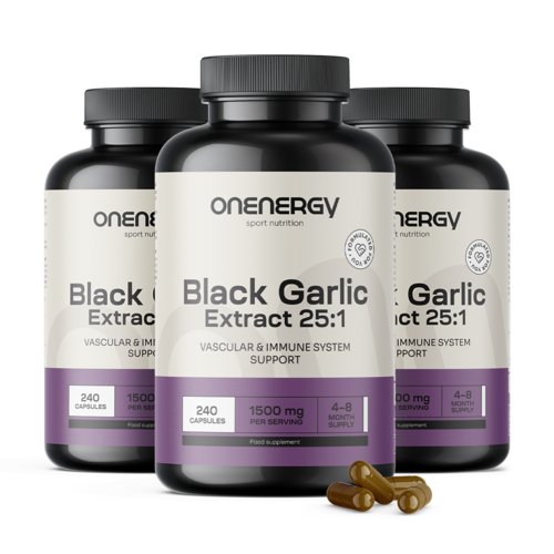 3x Aglio nero 1500 mg, totale 720 capsule