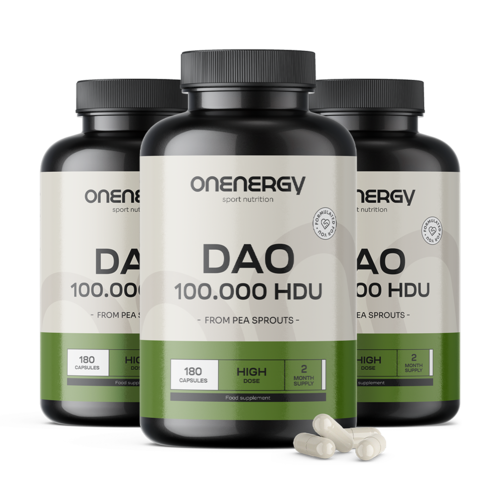 3x DAO diaminossidasi 100.000 HDU, totale 540 capsule