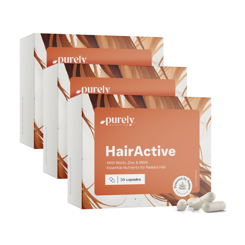 3x HairActive - complesso per capelli, totale 90 capsule