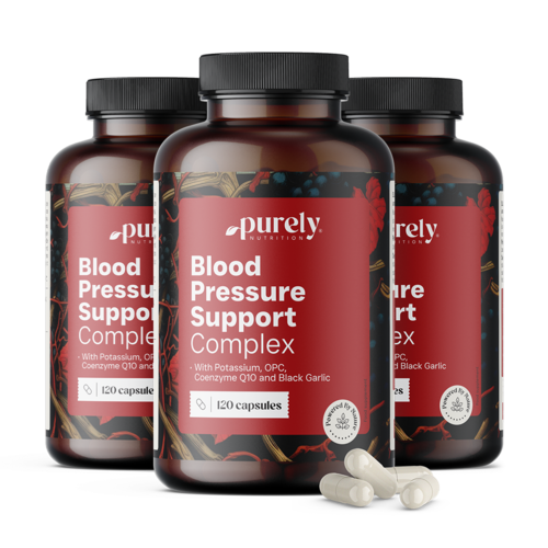 3x Blood Pressure Support Complex - Complesso per il supporto della pressione sanguigna, totale 360 capsule
