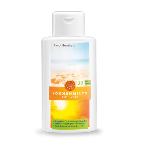 Latte solare con Aloe vera - SPF 30, 250 ml