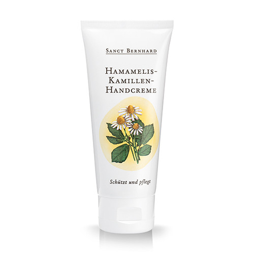 Crema per le mani con amamelide e camomilla, 100 ml
