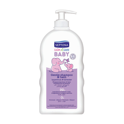 Shampoo e bagnoschiuma per neonati – iperico & lavanda, 500 ml