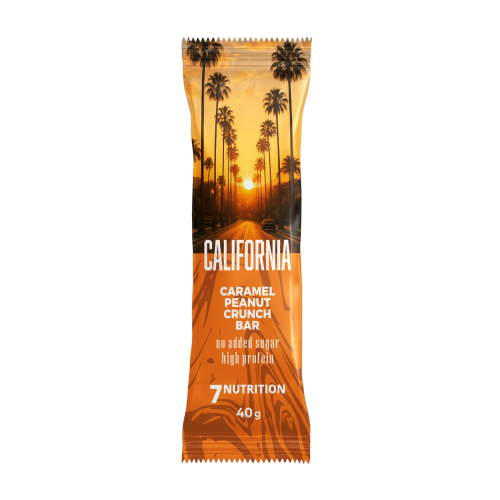 California proteinska ploščica – karamela & arašidi, 40 g