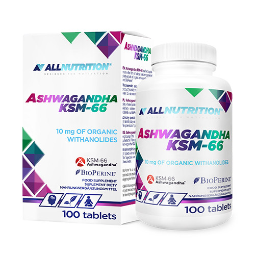 Ašvaganda KSM-66, 100 tablet