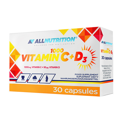Vitamin C 1000 + D3, 30 kapsul