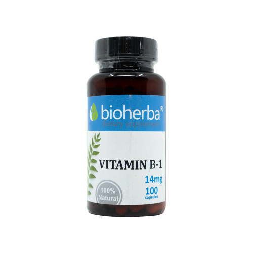 Vitamin B1 (tiamin) 14 mg, 100 kapsul