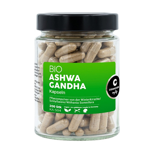 Ashwagandha BIO, 200 kapsul