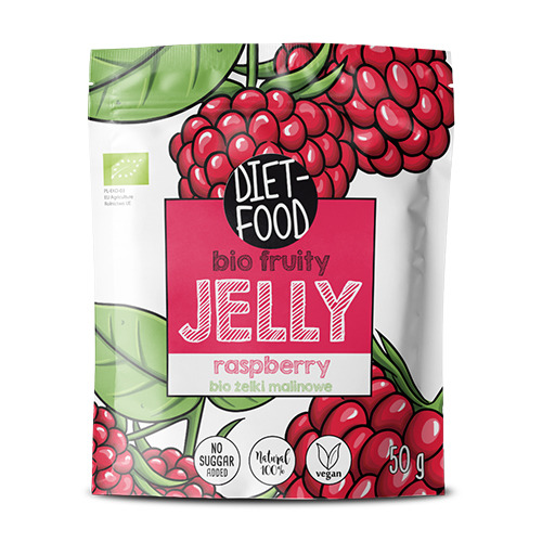 BIO Sadni žele bonboni – malina, 50 g