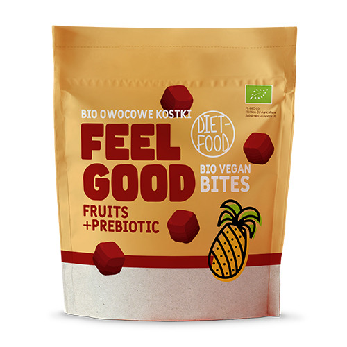 BIO Sadne kocke Feel Good – ananas in kokos, 120 g