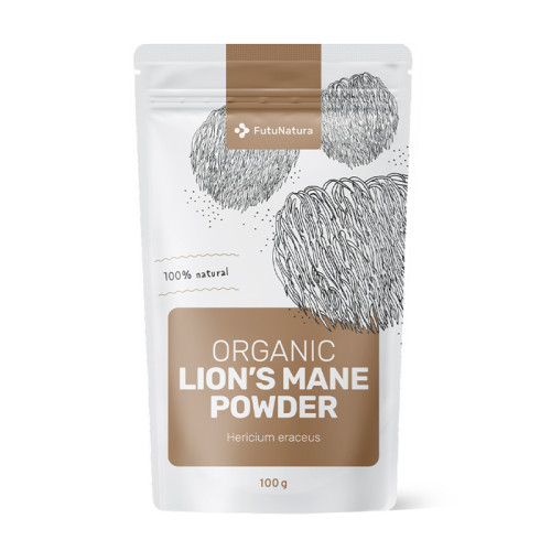 BIO Resasti bradovec (levja griva) – goba v prahu, 100 g