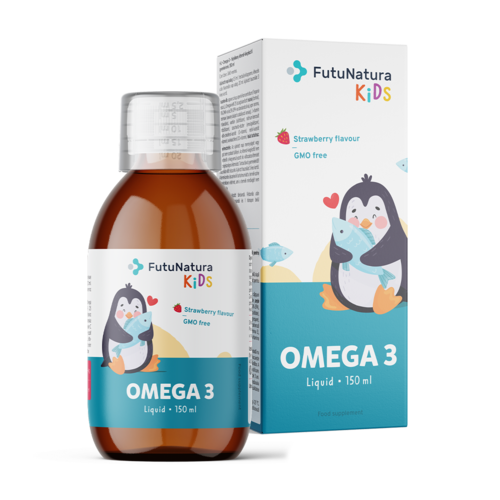 OMEGA 3 – Tekoče prehransko dopolnilo za otroke, 150 ml