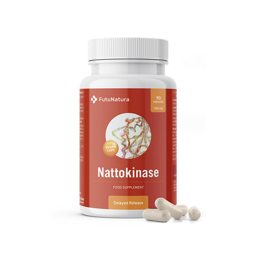 Nattokinase 2000 FU, 90 kapsul