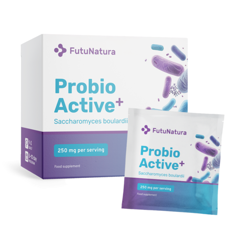 Probio Active PLUS – Saccharomyces boulardii 250 mg, 10 vrečk