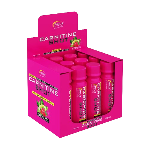 L-karnitin shot – napitek s kofeinom, 12 x 80 ml