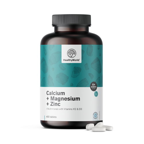 Kalcij + magnezij + cink, 400 tablet