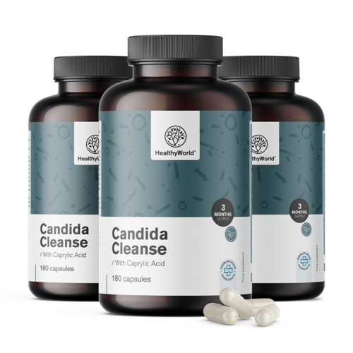 3x Candida Cleanse, skupaj 540 kapsul