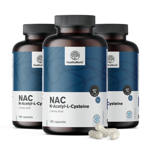 3x NAC 427 mg, skupaj 540 kapsul