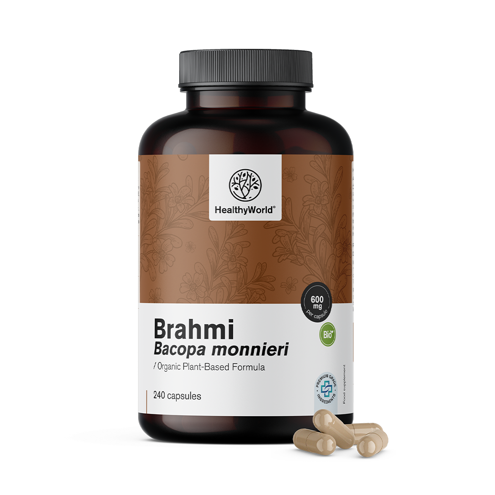 Brahmi 600 mg v kapsulah