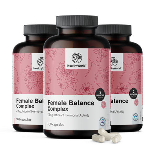 3x Female Balance – kompleks za ženske, skupaj 540 kapsul