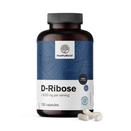 D-riboza 850 mg, 120 kapsul