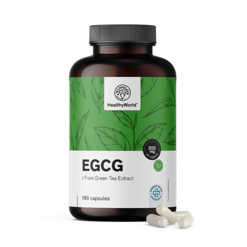 EGCG – iz izvlečka zelenega čaja, 180 kapsul