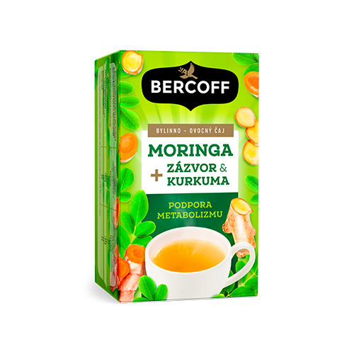 Metabolizem – zeliščni čaj z moringo in ingverjem, 16 x 1,5 g