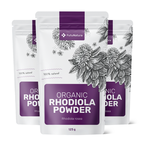 3x BIO Rožni koren v prahu, skupaj 375 g