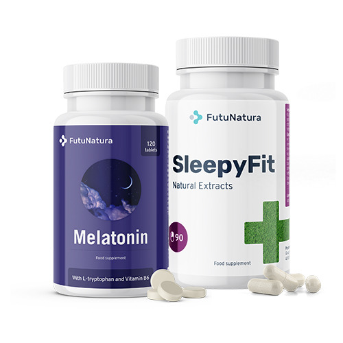 Melatonin + Sleepyfit, komplet
