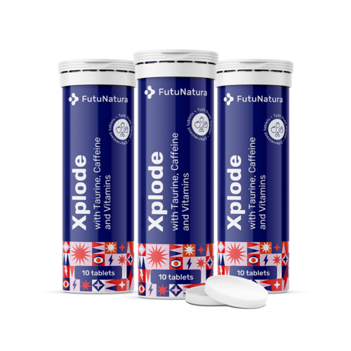 3x Xplode – šumeče tablete, skupaj 30 šumečih tablet