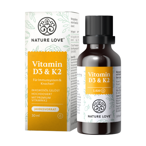 Vitamin D3 + K2, kapljice, 30 ml