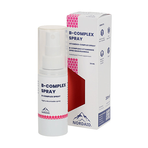 Vitamin B kompleks v razpršilu, 30 ml