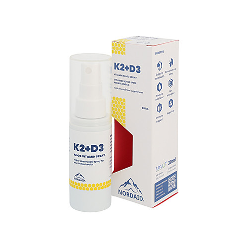 Vitamin K2 + D3 v razpršilu, 30 ml