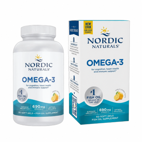 Omega-3 690 mg, 60 mehkih kapsul