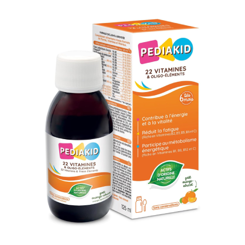 Tekoče prehransko dopolnilo za otroke – multivitamini, 125 ml