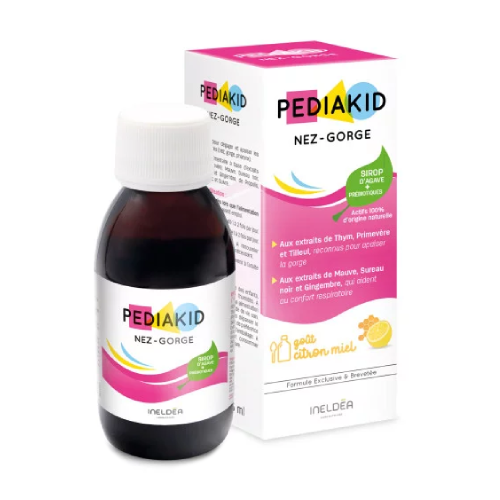 Tekoče prehransko dopolnilo za otroke – nos in grlo, 125 ml