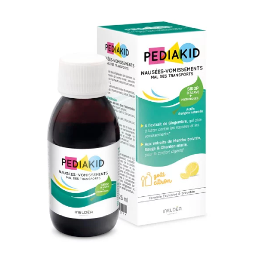 Tekoče prehransko dopolnilo za otroke – potovalna slabost, 125 ml