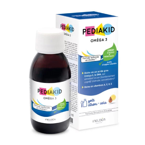 Tekoče prehransko dopolnilo za otroke - Omega 3 in holin, 125 ml