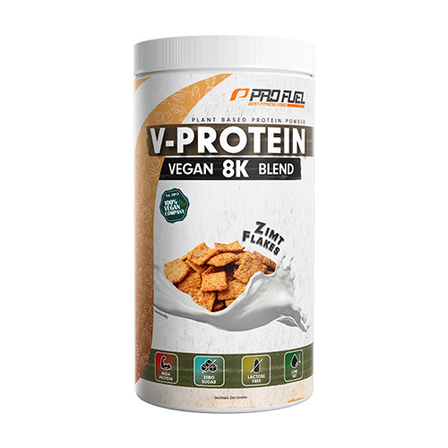 V-Protein 8K veganski proteini – cimetovi kosmiči, 750 g